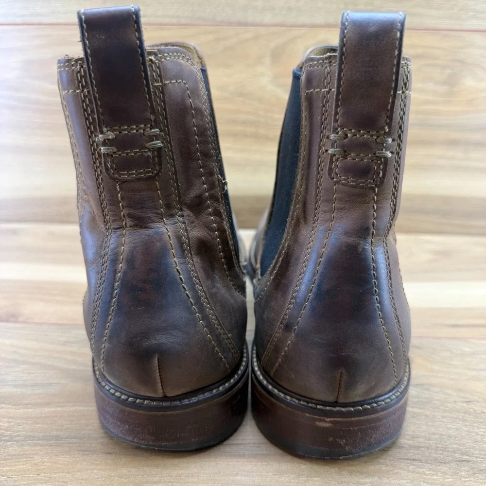 Cole Haan Warner Grand Chelsea Boots Mens 11 M Brown Leather Business Casual